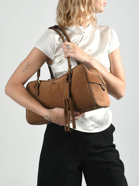 Sac Porté épaule Dryden Lauren ralph lauren Marron dryden 31P11777 vue secondaire 1