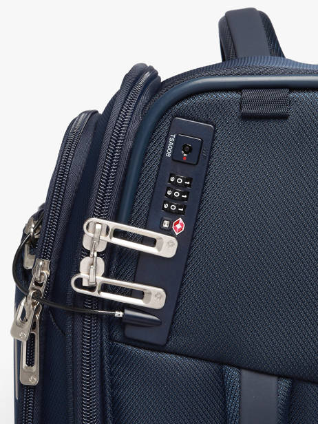 Valise Cabine Samsonite Bleu respark KJ3004 vue secondaire 1