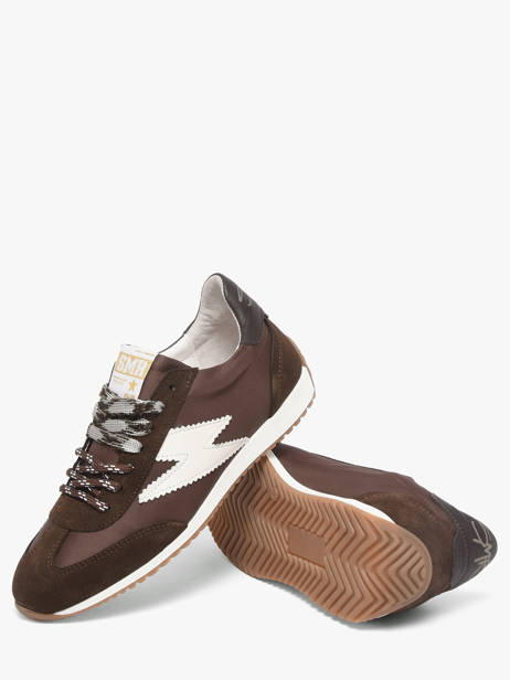 Sneakers In Leather Semerdjian Brown accessoires JUNEE278 other view 2