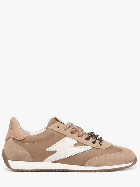 Sneakers In Leather Semerdjian Brown accessoires JUNEE274