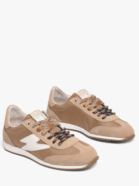 Sneakers In Leather Semerdjian Brown accessoires JUNEE274 other view 1