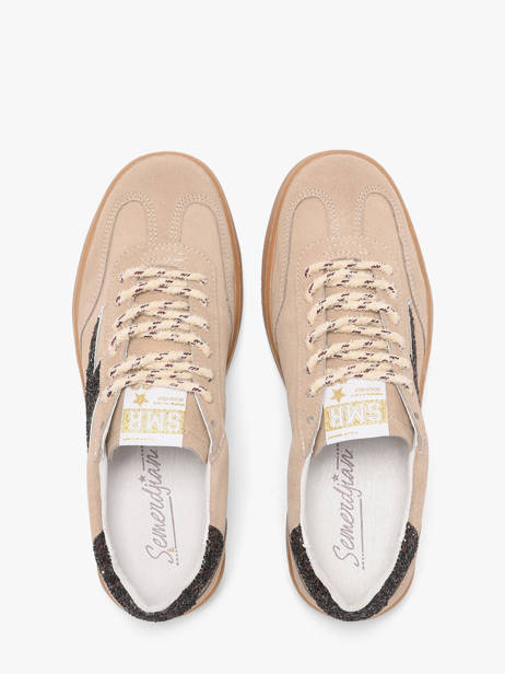 Sneakers In Leather Semerdjian Pink accessoires LEEE434 other view 3