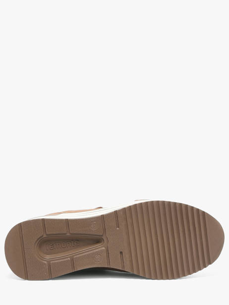 Sneakers Semelle Compensée En Cuir Remonte Beige women 64 vue secondaire 4