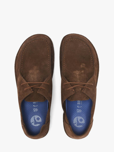Chaussures Derbies En Cuir Birkenstock Marron men 1033136 vue secondaire 3