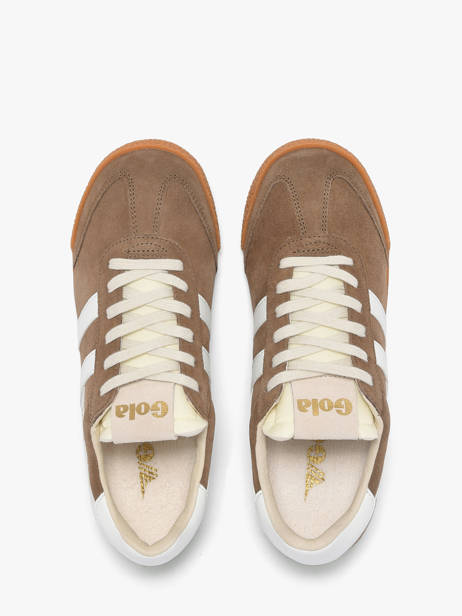 Sneakers In Leather Gola Brown accessoires CLB538FW other view 3
