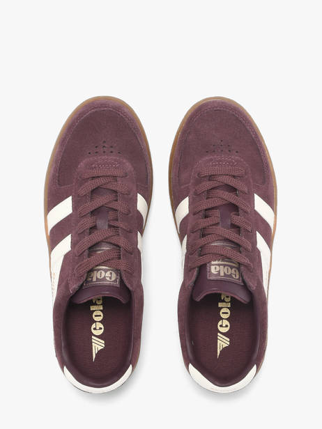 Sneakers In Leather Gola Red accessoires CLA589LC other view 3