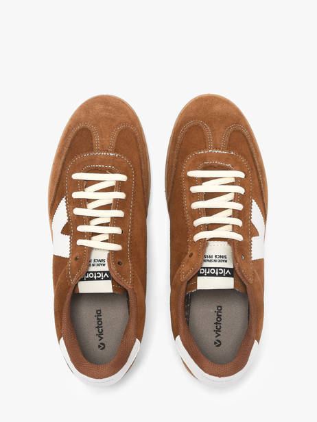 Sneakers Berlin En Cuir Victoria Marron women 1126218 vue secondaire 3