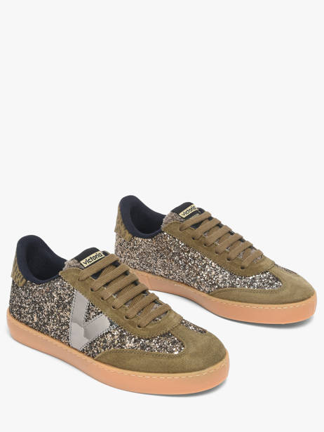 Sneakers Berlin En Cuir Victoria Vert women 1126223 vue secondaire 1