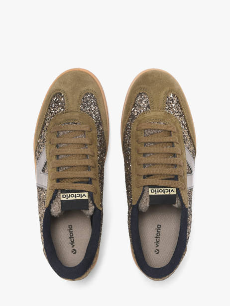 Sneakers Berlin En Cuir Victoria Vert women 1126223 vue secondaire 3