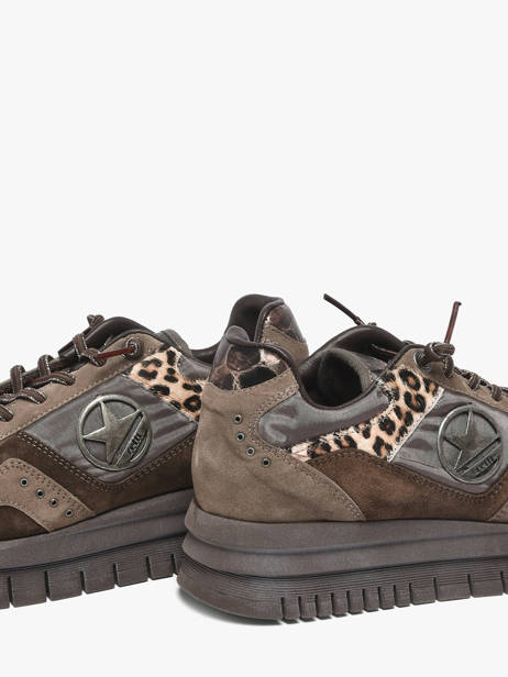 Platform Sneakers Cetti Brown accessoires SRA other view 2