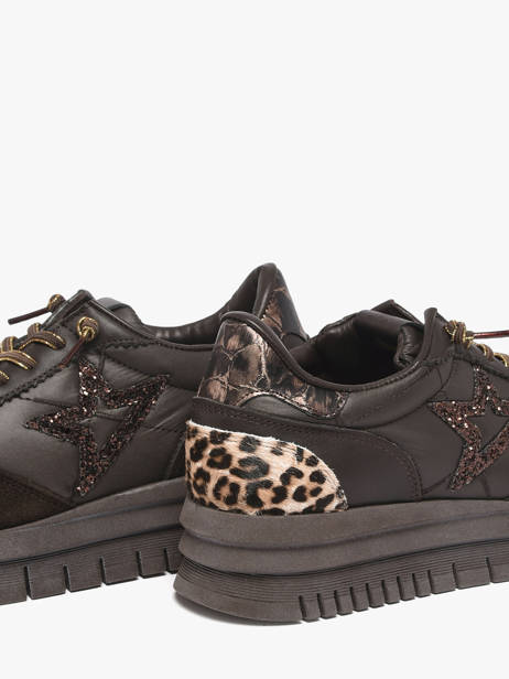 Platform Sneakers Cetti Brown accessoires SRA other view 2
