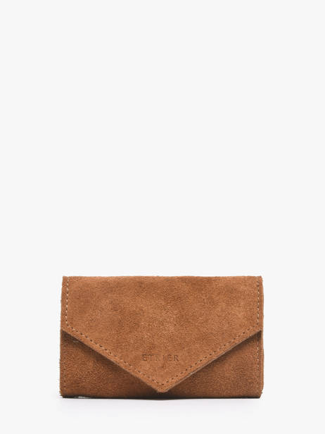 Coin Purse Agnes Leather Etrier Brown agnes EAGN5018