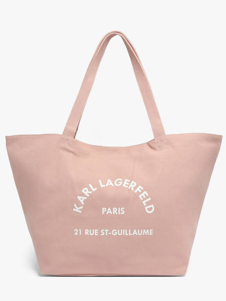 Sac Shopping Rsg Coton Karl lagerfeld Rose rsg A1W50006