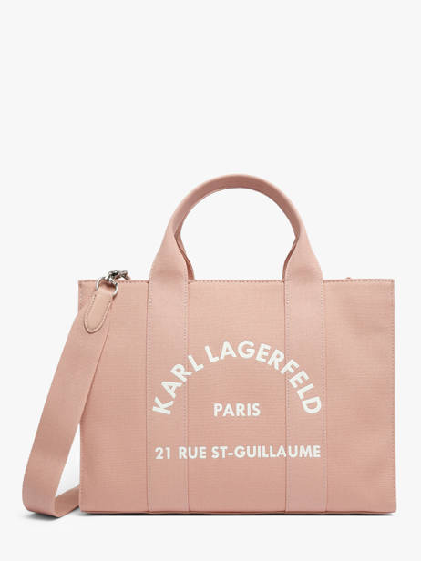 Sac Porté Main Rsg Coton Karl lagerfeld Rose rsg A1W50010
