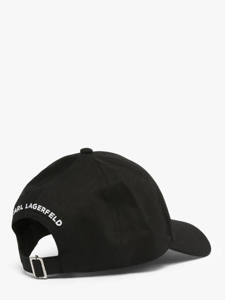 Casquette Karl lagerfeld Noir k ikon B3W33030 vue secondaire 2