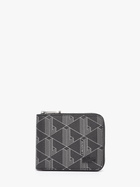 Portefeuille Lacoste Noir the blend NH4005LX