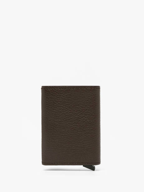 Porte-cartes Cuir Etrier Marron madras EMAD5020 vue secondaire 4