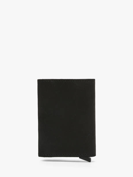 Card Holder Leather Etrier Black oil EOIL5020 other view 4