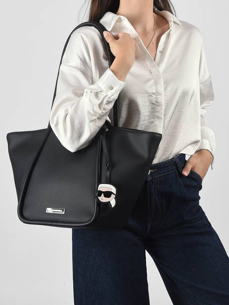 Cabas K Ikon Polyester Karl lagerfeld Noir k ikon B3W30116 vue secondaire 1