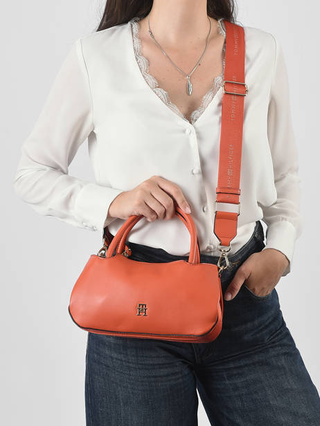 Satchel Th Logotape Tommy hilfiger Orange th logotape AW18743 other view 1