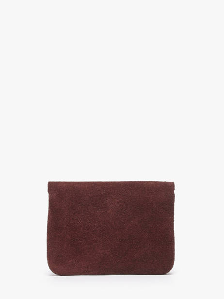 Porte-monnaie Velvet Cuir Milano Rouge velvet VE23091O vue secondaire 2