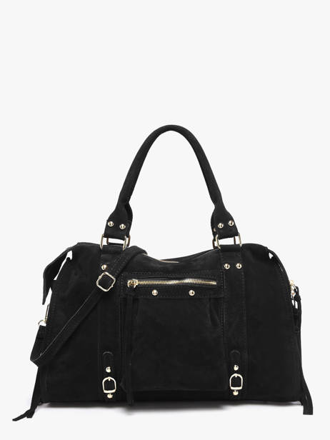 Sac Porté épaule A4 Velvet Milano Noir velvet VE24095O
