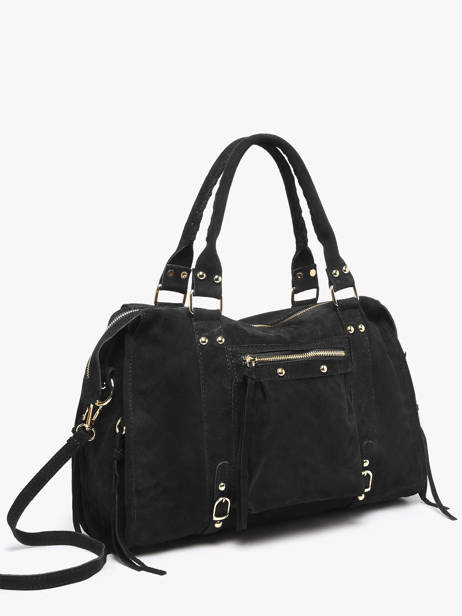 Sac Porté épaule A4 Velvet Milano Noir velvet VE24095O vue secondaire 1