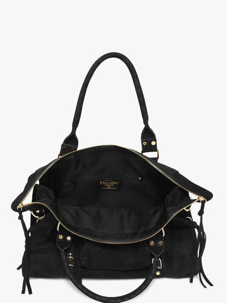 Sac Porté épaule A4 Velvet Milano Noir velvet VE24095O vue secondaire 2