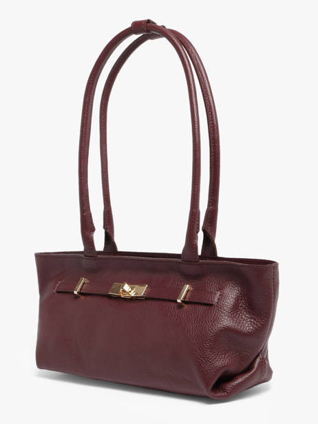Sac Porté épaule Caviar Milano Rouge caviar CA26067 vue secondaire 1
