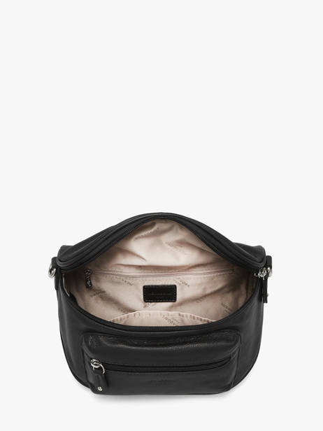 Sac Banane Cuir Hexagona Noir confort 466110 vue secondaire 2