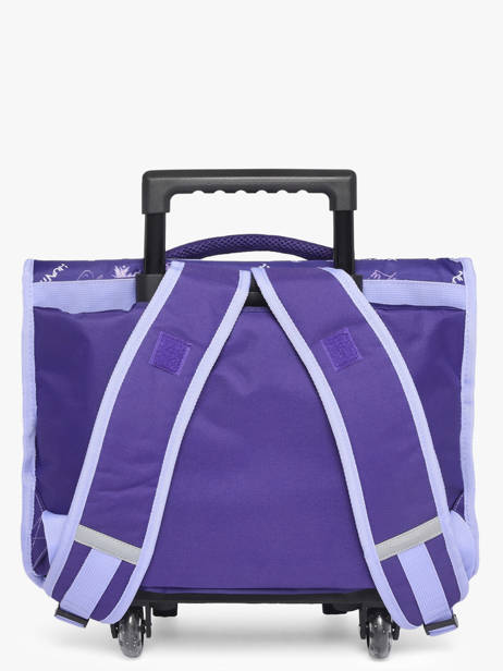 Cartable à Roulettes 2 Compartiments K-pop demon hunters Violet huntrix 26AJ203O vue secondaire 4