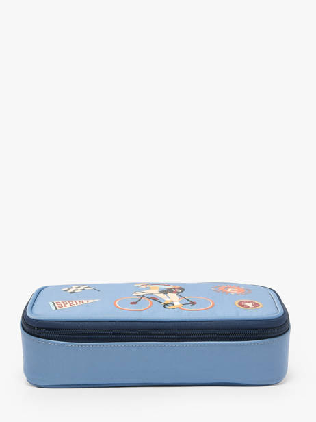Trousse 1 Compartiment Caramel et cie Bleu fier GA