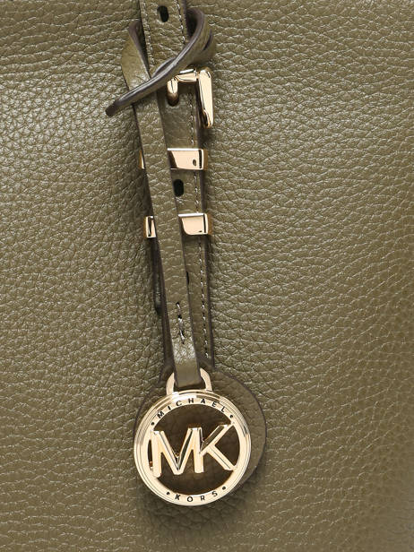 Cabas Quinn Cuir Michael kors Vert quinn T5GQNT2L vue secondaire 2