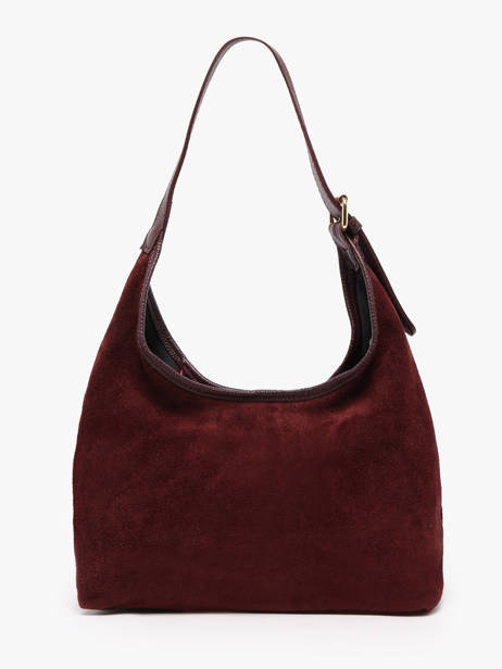 Sac Porté épaule Velvet Caviar Cuir Milano Rouge velvet caviar VC26062 vue secondaire 3