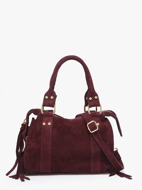 Sac Bandoulière Velvet Cuir Milano Rouge velvet VE24092O vue secondaire 3