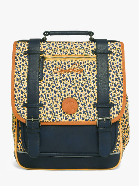 Sac à Dos 3 Compartiments Cameleon Jaune vintage fantasy PBVGSD39