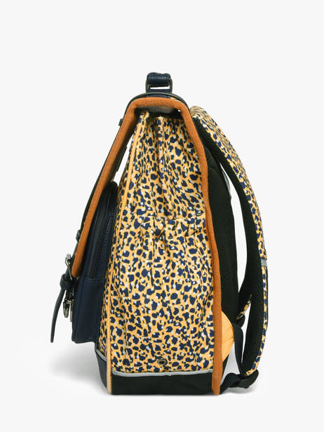 Sac à Dos 3 Compartiments Cameleon Jaune vintage fantasy PBVGSD39 vue secondaire 2