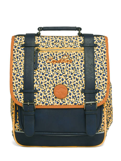 Sac à Dos 3 Compartiments Cameleon Jaune vintage fantasy PBVGSD39 vue secondaire 6