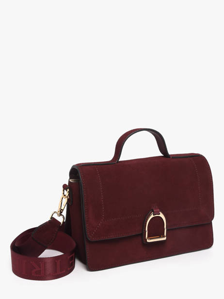 Sac Bandoulière M Altesse Suede Etrier Violet altesse suede EASU048M vue secondaire 3