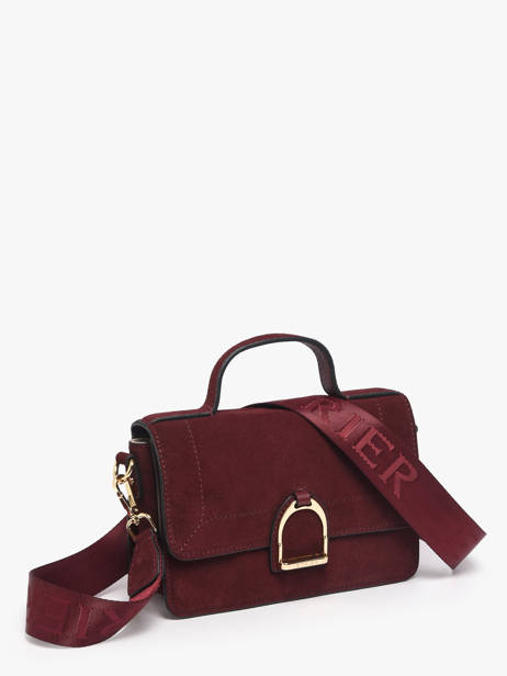 Sac Bandoulière S Altesse Suede Etrier Violet altesse suede EASU048S vue secondaire 3