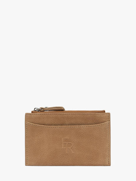 Porte-cartes Cavalier Nubuck Cuir Etrier Marron cavalier nubuck ECAN094M