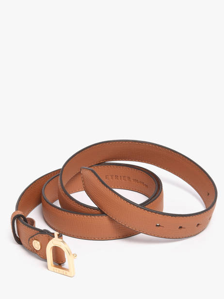 Ceinture Etrier Marron torsade ETOS414C vue secondaire 3