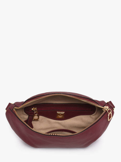 Medium Leather Tradition Belt Bag Etrier Violet tradition ETRA022M other view 4