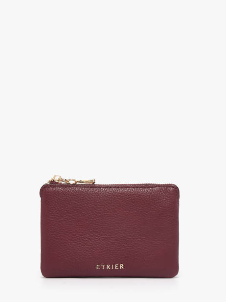 Porte-monnaie Tradition Cuir Etrier Violet tradition ETRA421S