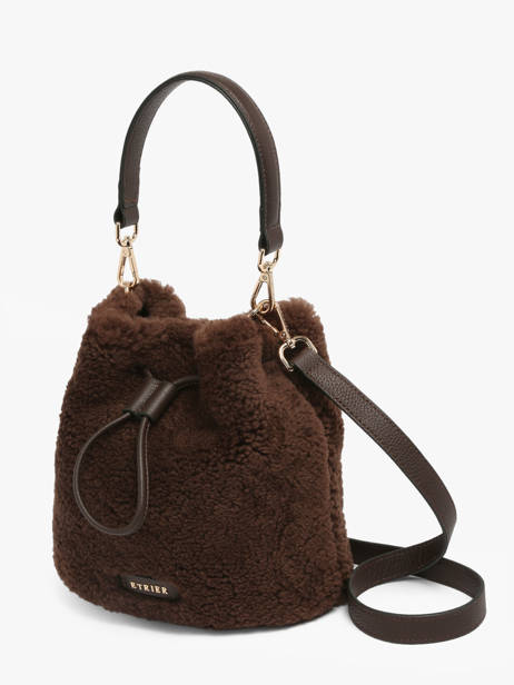 Sac Bandoulière Amboise Etrier Marron amboise EAMB218S vue secondaire 1