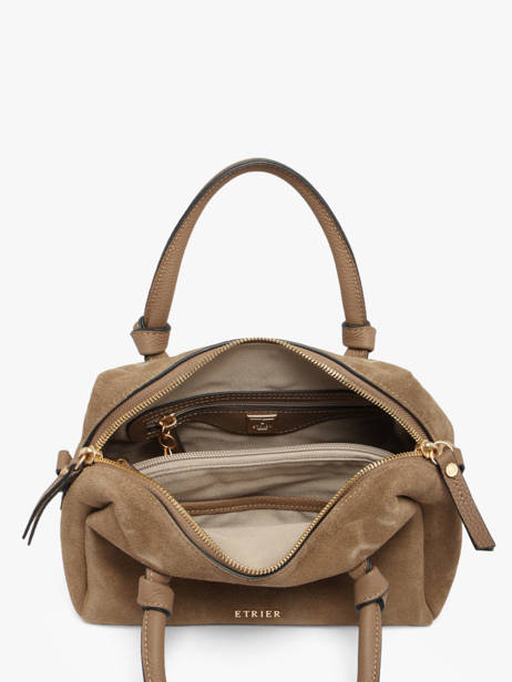 Sac Porté Main Sienne Etrier Marron sienne ESIN220S vue secondaire 3