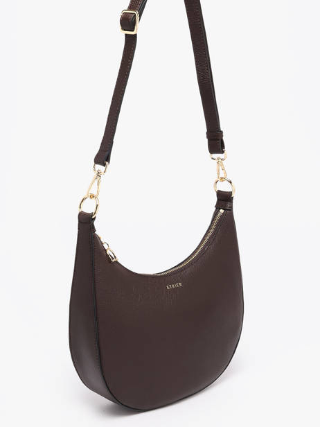 Sac Bandoulière M Tradition Cuir Etrier Marron tradition ETRA102M vue secondaire 2