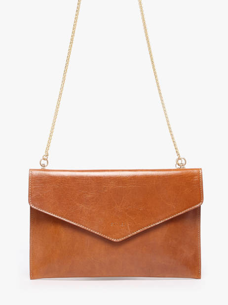 Pochette De Soirée L Paddock Cuir Etrier Marron paddock EPAD075L vue secondaire 3