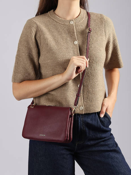 Sac Bandoulière Tradition Cuir Etrier Violet tradition ETRA0143 vue secondaire 1