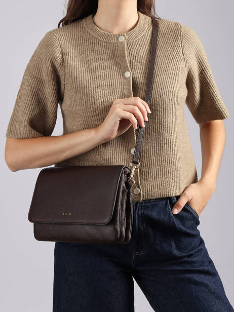 Shoulder Bag M Tradition Leather Etrier Brown tradition ETRA207M other view 1